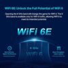 TP-Link Deco AXE5400 Tri-Band WiFi 6E Mesh System(Deco XE75) - Covers up to 2900 Sq.Ft, Replaces WiFi Router and Extender, AI-Driven Mesh, New 6GHz Band, 1-Pack - Image 4