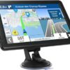 GPS Navigation 9 inch High-Definition Touch Screen 256+16G，for Car Trucks RV，2025 Map (Free Lifetime Updates), Support Voice Turn Direction Guidance/Speed and Red Light Warning/Custom Truck Routing