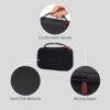 RED by Kiss Men Grooming Portable Organizer BagTravel Pouch (Black) Organize Shaver Trimmer Clipper Hair Comb Convenient Mesh Inner Pocket, Hard Zipper, Handle, Water Resistant Exterior - Image 5