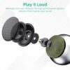 SEVENKA 2 Mini Speakers, 3W Portable Small Speaker with Strap, Water Resistant, Wireless Stereo Pairing, Rechargeable Metal Mini Bluetooth Speakers for Phone, Tablet, PC, Camping, Hiking - Image 5