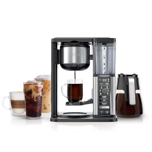 Philips 4400 Series Fully Automatic Espresso Machine – 12 Hot & Iced Coffees, Quick-to-Clean LatteGo Milk System, SilentBrew, QuickStart, Ceramic Grinder, Black Chrome (EP4444/90)