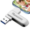 Plumunom Flash Drive for iPhone External Storage 128GB,iPhone USB Storage Flash Drive Save More Photos and Videos.Memory Stick for iPhone Flash Drive for Photos Compatible with i0S/Android/PC.…