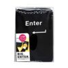 Nurnesy Big Enter Key Enter Button Throw Pillow Funny Office Sleeping Pillow Laptop Computer Lap Desk for Laptop Desk Gadgets Laptop Desk Mens Stress Travel Pillow (black) - Image 5