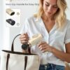 RENPHO Massage Gun Deep Tissue, FSA HSA Eligible Portable Percussion Massager for Back and Neck, Gifts for Men and Women, Handheld Device with Carry Case, Active Tan - Image 5