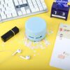 FineInno Desktop Vacuum Cleaner,Mini Hand Held Vacuum for Desk,Mini Table dust Sweeper for Keyboard, Car, Home,Office Tech Gadgets Accessories - Image 9