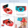 Upgraded VR Headset for Nintendo Switch & Switch OLED Model, Switch Virtual Reality Glasses with Adjustable Lens and Adjustable Elite Strap, Labo VR Kit 3D Goggles Accessories for VR Gaming Experience - Image 6
