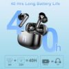Wireless Earbuds, Bluetooth 5.3 Headphones in Ear with 4 ENC Noise Cancelling Mic, HiFi Stereo Deep Bass Wireless Earphones 40H Playtime, in-Ear Earbud Bluetooth Dual LED Display IP7 Waterproof, USB-C - Image 5