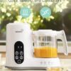 GROWNSY Baby Food Maker with Steam Basket, One Step Baby Food Processor Steamer Puree Blender Grinder Mills Machine, Auto Cooking Grinding and Sterili-zing for Healthy Homemade Baby Food, BPA-Free - Image 2