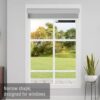 Sortfle Blinds Solar Panels | Slender Solar Panel- 8.4Volt Small Solar Charger for Motorized Blinds, Windows Curtain, LED, Surveillance Camera - Image 3
