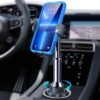 LISEN Cup Phone Holder for Car No Shaking Car Phone Holder Mount, 360° Adjustable Car Accessories for Women Trucks SUVs Golf, Compatible with iPhone 16e 16 15 14 13 Plus Pro Max Samsung S25 All 4-7''