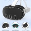 Silicone Cover Set Compatible with Meta/Oculus Quest 3 Accessories, Controller Grips, VR Shell Cover, Facial Interface Cover, Protective Lens Cover, Tempered Glass Lens Caps, Not Fit Quest 3S - Image 2