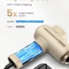 RENPHO Massage Gun Deep Tissue, FSA HSA Eligible Portable Percussion Massager for Back and Neck, Gifts for Men and Women, Handheld Device with Carry Case, Active Tan - Image 4