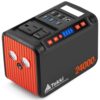 Takki 88.8Wh Portable Power Station Lithium Battery Solar Generator Power Bank with 120W Peak AC Outlet Battery Backup for Camping Home Use Emergency(Without Solar Panel)