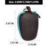 RAWECUD Hard Carrying Case for Noxgear 39g Wearable Waterproof Bluetooth Speaker, Accessories for Noxgear 39g Mini Magnetic Clip-On Portable Speaker Holder - Image 5
