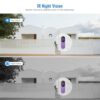 SJCODE Smart Video Doorbell Included Ring Chime, Wide-Angle Lens, Battery Powered, Human Detection, 2 Way Audio, Night Vision, Security Camera Wireless for Indoor/Outdoor Surveillance - Image 2