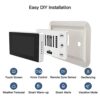 MOES Smart Programmable Thermostat for Home with Zone Remote Sensor and C-Wire Adapter, Tuya/Smart Life Remote Control Work with Alexa and Google Assistant, 7 Day Programmable, C-Wire Optional, 24VAC - Image 8