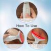 Neck Face Beauty Device, Skin Care Face Massage,3 in 1 Facial Massager Sculpting Tool with Thermals, Vibration (White) - Image 4