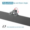 Naponal Stainless Steel Backup Camera License Plate Mount,Dash Cam Rear View Camera Bracket, Car Back up Camera Mount, Mirror Camera Rear Camera Bracket,Dashcam Rear License Plate Camera Holder - Image 5