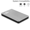 NRICO 500GB Portable External Hard Drive USB 3.0 HDD 2.5inch Storage Compatible for PC, Mac, Desktop,PS4 (500GB, Grey) - Image 2
