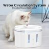 Living Enrichment Cat Water Fountain, 68oz/2L Smart Pet Water Fountain, Ultra Quiet Automatic Cat Water Dispenser, Easy to Clean and Assemble, APP Control, More Feeding Mode, Water Level Alarm - Image 3