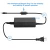 Yustda AC/DC Adapter Replacement for Aeiusny 400W Solar Portable Generator Power Station 296Wh 400 Watt SINE Wave 500ADS Model LYW-1540 LYW1540 Power Supply Cord Charger - Image 3