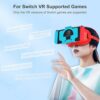 DEVASO Upgraded VR Headset for Nintendo Switch & Switch OLED, Switch Virtual Reality Glasses with Adjustable HD Lenses and Comfortable Head Strap, Labo VR Kit 3D Goggles for Switch Accessories - Image 3