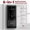 DEVO G1 Video Smart Lock with Camera & Doorbell, 6-in-1 Keyless Entry Door Lock with Fingerprint, App Remote, Auto Locks, Built-in Wi-Fi Smart Deadbolt for Front Door, IP65 Waterproof, Easy Install - Image 2
