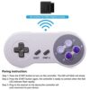 KIWITATA 2 Pack 2.4GHz Wireless Controller for SNES Original Console, Rechargeable Wireless SNES Remote Gamepad Controller for SNES Super Entertainment System Console-7 Pin Connector - Image 4