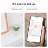 Google Nest Temperature Sensor (2nd Gen) 3 Pack - Room Comfort Sensor with Scheduling - Works with The Nest Learning Thermostat (3rd and 4th Gen) and Nest Thermostat E - Porcelain - Image 9