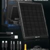 ORIPIK Trail Camera Solar Panel with USB-C, Solar Battery Charger Kit 12V/1A Output for Game Camera, Build-in 7500mAh Rechargeable Lithium Battery IP68 Waterproof Trail Cam Accessory - Image 9