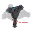 Bluetooth FM Transmitter for Car, Bluetooth 4.0 Aux Modulator Bluetooth Handsfree Car Audio MP3 Player Smart Charge 2 USB Suppor TF Card U Disk - Image 7