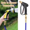 Napredak garden hose quick connector, 3/4 inch GHT male and female thread brass coupler Fittings for water pipe faucet watering device, Easy connect and release adapter, 2 sets - Image 3