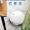 Robot Vacuum and Mop Combo, 2 in 1 Mopping Robot Vacuum Cleaner with Schedule, Wi-Fi/Voice/App, Strong Suction, Ease of Use, Self-Charging Robotic Vacuum, Slim, Ideal for Hard Floor, Pet Hair, Carpet - Image 5