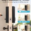 Devo G1 Video Smart Lock with Camera&Doorbell,6-in-1 Keyless Entry Door Lock with App Remote,Fingerprint ID,Auto Locks,Built-in Wi-Fi Smart Deadbolt for Front Door,Easy Install,Waterproof,BHMA Grade 3 - Image 7