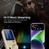 Nulaxy FM Bluetooth Transmitter for car, Strong Microphone Bluetooth Car Adapter with 1.8" Color Screen for Hands-Free Calls, Supports QC3.0 Charging, Treble and Bass Sound Music Player- KM30 Yellow - Image 4