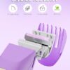 Bikini Trimmer for Women, 3 in 1 Electric Razors for Women, IPX7 Waterproof Wet Dry Body Shaver Pubic Hair Trimmer Facial Hair Remover with Ceramic Blade USB Recharge Dock Gift for Women - Image 4