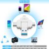 MFi Certified 512GB Photo Stick for iPhone Flash Drive,4 in1 External Storage Thumb Drive for iPhone Photos Videos Contacts Backup,USB C Memory Stick Flash Drives for iPhone/iPad/Android/PC/MAC - Image 2
