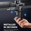 HUANUO Single Monitor Mount, 13 to 32 Inch Gas Monitor Arm, Adjustable Stand, Vesa Mount with Clamp and Grommet Base - Fits 4.4 to 19.8lbs LCD Computer Monitors - Image 6