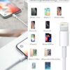 Susnwere 4 Pack [Apple MFi Certified] Apple Charging Cables 6ft, iPhone Chargers, Lightning Fast iPhone Charging Cord for iPhone 12/11/11Pro/11Max/ X/XS/XR/XS Max/8/7, ipad(White) - Image 5