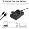 Batmax 3Packs AHDBT-401 1680mAh Battery + LED 3Slots USB Charger for Gopro Hero 4 Battery Go Pro Hero4 AHBBP-401 Action Camera Accessories - Image 6