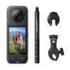 Insta360 X4 Motorcycle Bundle- 8K Waterproof 360 Action Camera, 4K Wide-Angle Video, Invisible Selfie Stick, Removable Lens Guards, 135 Min Battery Life, AI Editing, Stabilization, No Micro SD Card