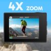 AKASO EK7000 4K30FPS 20MP WiFi Action Camera with EIS Ultra HD 131FT Waterproof Underwater Camera Remote Control 4X Zoom Support External Microphone Black - Image 7