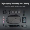 TELESIN Carry Case Waterproof Hard Carrying Bag for GoPro Max Hero 13 12 11 10 9 8 7 6 5 Insta360 X2 X3 GO3 Ace Pro DJI Action 3 4 5 Pocket 3 Battery Charger Strap Mount Accessories - Image 2