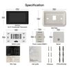 MOES Smart Programmable Thermostat for Home with Zone Remote Sensor and C-Wire Adapter, Tuya/Smart Life Remote Control Work with Alexa and Google Assistant, 7 Day Programmable, C-Wire Optional, 24VAC - Image 7