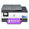 HP OfficeJet 8022e All-in-One Color Inkjet Wireless Printer Scanner Copier with 6-months Instant Ink Included Phone Computer Printers for Home Use Two-Sided Printing Scanning 1K7K6A (Renewed Premium)