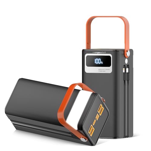 Portable Power Bank Power Station 99Wh, Outdoor Generator with Flashlight and LCD Display Backup Phone Charger for MacBook, Travel, Camping, Home Use