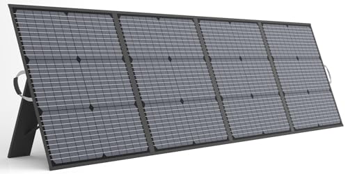 MHPOWOS 220W Portable Solar Panel, Foldable 220 Watt 40V Solar Charger, IP67 Waterproof for Outdoor Camping, Portable Power Station, RV