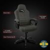 Gaming Chair,Gaming Chairs for Adult Computer Desk Chair - Black Ergonomic Office Executive Adjustable Swivel Task Cloth Fabric Racing Chair with Fixed -up Armrest for Adults,Men,Girls - Image 6