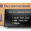 SCREENARAMA New Screen Replacement for Dell Latitude E7450, HD 1366x768, Matte, LCD LED Display with Tools