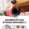 8-Pack Magnetic Cable Clips [1S Snap-On] Cord Holder, LISEN Office Desk Organizers and Accessories with 4 Extra Strong Adhesive Pads, Wire Organizer for Nightstand, Home, Wall, Car, Desktop - Image 7